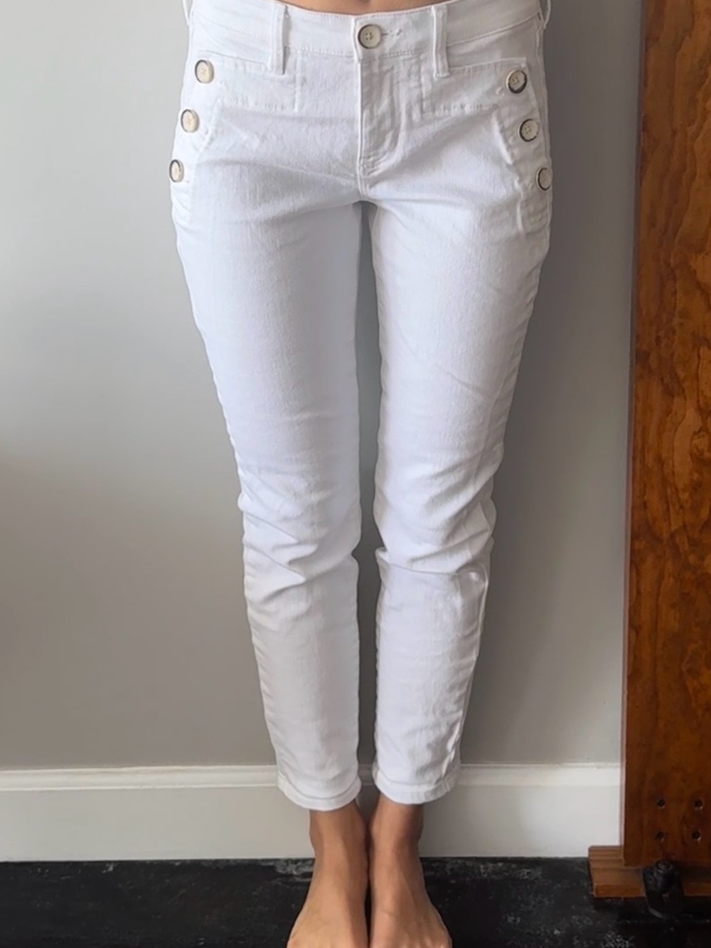 Liverpool Los Angeles Ankle Skinny Jeans White Women’s US 2